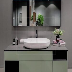 Mẫu tủ gương Lavabo inox 10